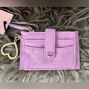 Juicy Couture Wallet, Heartless Tab Elongated Credit Card Case ID Wallet - Pink